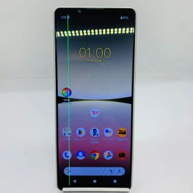 ★【訳あり品】Softbank Xperia 5 IV 128GB A204SO エクリュホワイト