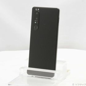 (中古)SONY Xperia 1 III 256GB フロストブラック SOG03 auロック解除SIMフリー(196-ud)