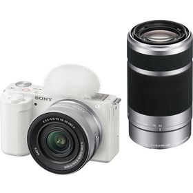 ソニー ZV-E10X W VLOGCAM α Eマウント ダブルズームレンズキット ホワイト
