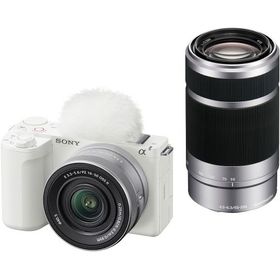 【長期保証付】ソニー(SONY) VLOGCAM ZV-E10M2X-W ホワイト αEマウントデジタル一眼カメラ ダブルズームレンズキット