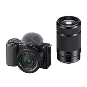 SONY ソニー VLOGCAM ZV-E10X B ダブルズームレンズキット ブラック【JAN:4548736167025】