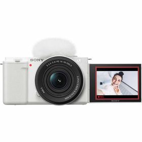ソニー ZV-E10K-W デジタルカメラ「VLOGCAM ZV-E10」パワーズームレンズキット（ホワイト）SONY[ZVE10KW] 返品種別A