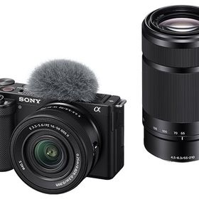 SONY デジタル一眼カメラ VLOGCAM ZV-E10X ダブルズームレンズキット [ブラック]