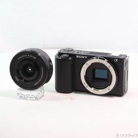(中古)SONY VLOGCAM ZV-E10L パワーズームレンズキット ブラック(262-ud)