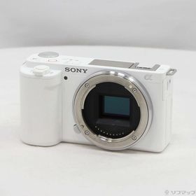 (中古)SONY VLOGCAM ZV-E10 ボディ ホワイト(198-ud)
