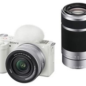 ★ソニー / SONY VLOGCAM ZV-E10X ダブルズームレンズキット [ホワイト]