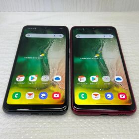 2台セット Galaxy A20 ◆ 3GB/32GB / SCV46 赤黒