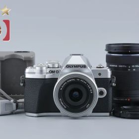 【中古】OLYMPUS オリンパス OM-D E-M10 Mark III EZ ダブルズームキット シルバー シャッター回数僅少