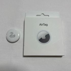 ⚫︎Apple AirTag （エアタグ）本体 ヘビ絵文字デザイン