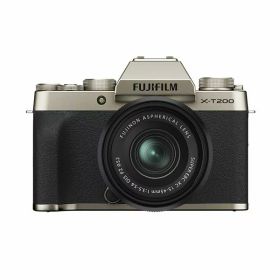 【中古】【1年保証】【新品級】FUJIFILM X-T200 レンズキット シャンパンゴールド