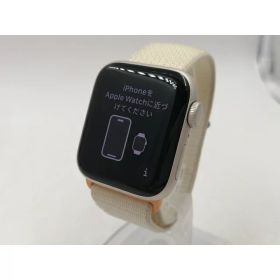 【中古】Apple Apple Watch SE2 40mm GPS スターライトアルミニウムケース/スターライトスポーツループ MR9W3J/A【千葉】保証期間1ヶ月【ランクA】