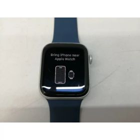 【中古】Apple Apple Watch SE2 44mm GPS シルバーアルミニウムケース/ストームブルースポーツバンド(S/M) MREC3J/A【札幌】保証期間1ヶ月【ランクB】