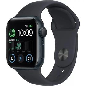 ★5/1 ポイント2倍★【新品】Apple Watch SE 第2世代 GPSモデル 40mm [ MNJT3J/A ] ミッドナイトスポーツバンド