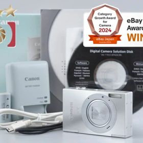【中古】Canon キヤノン IXY 3 シルバー コンパクトデジタルカメラ 元箱付き