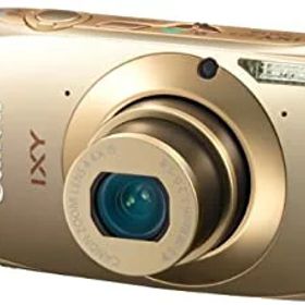 【中古】Canon デジタルカメラ IXY32ゴールド IXY32S(GL) 1210万画素 光学4.4倍ズーム 3.2型ワイドタッチパネル フルHD動画