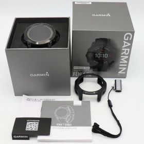 【ポイント2倍！お買い物マラソン】GARMIN fenix 7X Sapphire Dual Power Ti Black DLC/Black 010-02541-43 スマートウォッチ ガーミン フェニックス 本体 【中古】