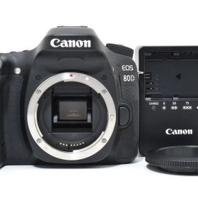 ★極上★ キヤノン Canon EOS 80D ボディ 《ショット数6586回・充電器付！》★完動品★ #A603089