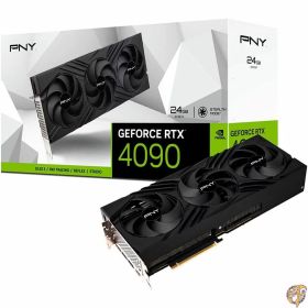 【最大1000円クーポン】PNY ピーエヌワイ GeForce RTX4090 24GB VERTO LED 3FAN グラフィックスボード VCG409024TFXPB1 VD8270