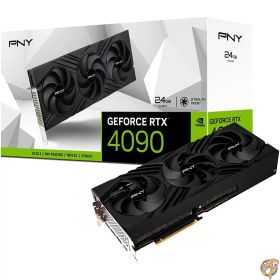 【最大1000円クーポン】PNY ピーエヌワイ GeForce RTX4090 24GB VERTO LED 3FAN グラフィックスボード VCG409024TFXPB1 VD8270