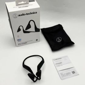 【中古 動作確認済】 オーディオテクニカ ワイヤレスイヤホン bluetooth 軟骨伝導 ブラック ATH-CC500BT BK 音楽 ミュージック 音楽鑑賞 運動 ランニング 通勤 通学 耳 イヤー イヤホン 音質 没入感 集中 音 使いやすい ジムリラックス 小さい