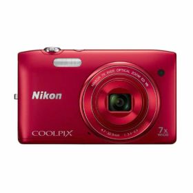 【中古】Nikon デジタルカメラ COOLPIX S3500 光学7倍ズーム 有効画素数 2005万画素 ラズベリーレッド S3500RD