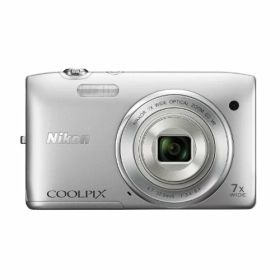 【中古】「非常に良い」Nikon デジタルカメラ COOLPIX S3500 光学7倍ズーム 有効画素数 2005万画素 クリスタルシルバー S3500SL