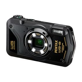 PENTAX WG-8 [ブラック] 本格防水 防塵 耐衝撃 耐寒 WEBカメラ機能搭載 現場