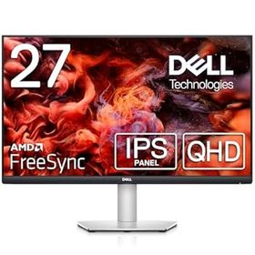 【中古】(非常に良い)Dell S2721DS 27インチ モニター (／QHD／IPS非光沢／DP・HDMIx2／縦横回転・高さ調節／AMD FreeSync／スピーカー付)