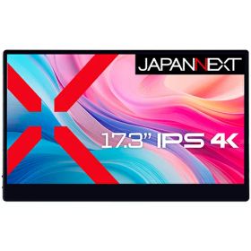 【長期保証付】ジャパンネクスト JAPANNEXT JN-MD-IPS173UHDR-T 17.3型 4K タッチ対応モバイルモニター MDIPS173UHDRT