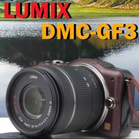 最超軽量｜LUMIX DMC-GF3★毎日持ち歩ける可愛いミラーレス★動作良好
