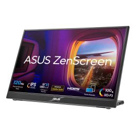 ASUS｜エイスース モバイル液晶ディスプレイ(16型/IPS/WQXGA 2560×1600/120Hz/5ms/HDR400/HDMI2.0/USB Type-C/3年保証)(ダークグレー) ZenScreen MB16QHG