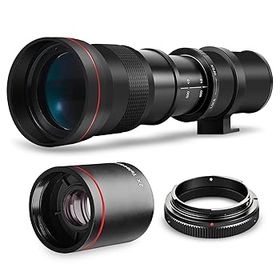 【中古】ハイパワー 420-1600mm f/8.3 HD 手動望遠レンズ Nikon D500、D600、D610、D700、D750、D800、D800e、D810、D810a、D850、D3400、D5000、D5100、