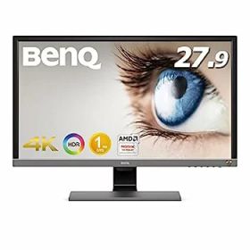 【中古】BenQ EL2870U 「ゲーミングモニター」 (27.9型/4K/HDR/TN/1ms/FreeSync対応/HDMI×2/DP1.4/スピーカー/アイケア機能B.I.+)