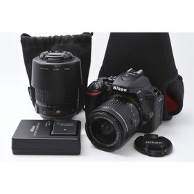 ニコン(Nikon)の★美品★ Nikon D5600 ダブルレンズセット(デジタル一眼)