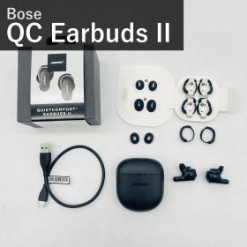 Bose QuietComfort Earbuds II ボーズ クワイエットコンフォート イヤホン QC EB II SOAP BLK ブラック ワイヤレス ノイズキャンセリング Bluetooth マイク付 並行輸入品 中古