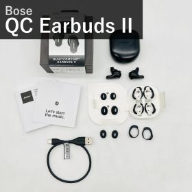 Bose QuietComfort Earbuds II ボーズ クワイエットコンフォート イヤホン QC EB II SOAP BLK ブラック ワイヤレス ノイズキャンセリング Bluetooth 並行輸入品
