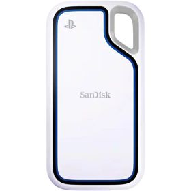 SanDisk｜サンディスク 外付けSSD USB-C接続 【PlayStation 5コンソールおよびPC用】 Extreme Portable SSD for PS5 ホワイト SDSSDE62P-1T00-J25【PS5】