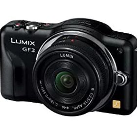 【中古】 パナソニック ミラーレス一眼カメラ LUMIX GF3 レンズキット エスプリブラック DMC-GF3C-K