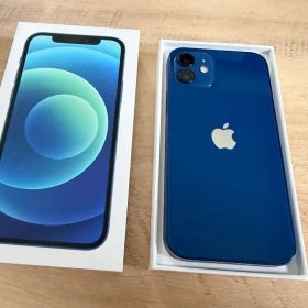 【中古】Apple iPhone12 256GB 国内SIMフリー版 ブルー