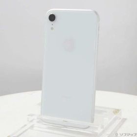 【中古】Apple(アップル) iPhoneXR 64GB ホワイト MT032J／A SIMフリー 【344-ud】