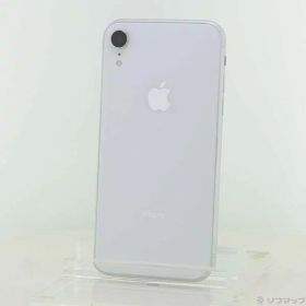 【中古】Apple(アップル) iPhoneXR 64GB ホワイト MT032J／A SIMフリー 【305-ud】
