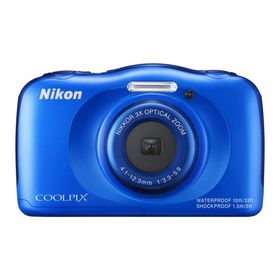 Nikon デジタルカメラ S33 防水 1317万画素 S33 ブルー S33BL