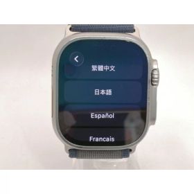 【中古】Apple Apple Watch Ultra2 49mm Cellular チタニウムケース/ブルーアルパインループ(M) MREP3J/A【三宮駅前】保証期間1ヶ月【ランクB】