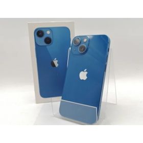 【中古】Apple 国内版 【SIMフリー】 iPhone 13 mini 128GB ブルー MLJH3J/A【津田沼】保証期間1ヶ月【ランクC】