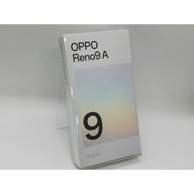【未使用】Oppo ymobile 【SIMフリー】 OPPO Reno9 A ムーンホワイト 8GB 128GB A301OP【道玄坂】保証期間3ヶ月