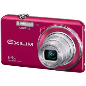 CASIO デジタルカメラ EXILIM 1610万画素 6倍 レッド EX-ZS20RD