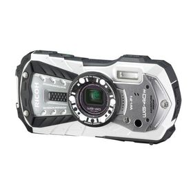 RICOH 防水デジタルカメラ RICOH WG-40W ホワイト 防水14m耐ショック1.6m耐寒-10度 RICOH WG-40W WH 0468