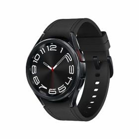 Galaxy Watch6 Classic 43mm ブラック スマートウォッチ 本体 端末 Samsung 純正 国内正規品 2023年発売 FeliCa対応 android対応 Bluetooth v5.3 通話機能 GPS搭載 最大40時間のバッ