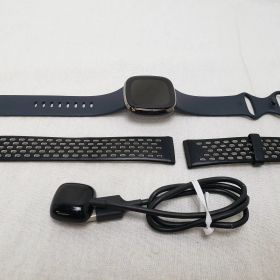 (中古) Fitbit Sense FB512BKBK-FRCJK カーボン/グラファイト
