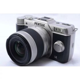 【中古】【1ヶ月保証】 ペンタックス PENTAX ミラーレス一眼 Q10 レンズキット シルバー